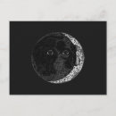 Recherche de visage lune cartes postales Nuit