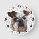 Search for english bulldog clocks Drawing