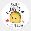 Search for taco humor stickers Food