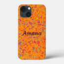 Recherche de coeur orange iphone coques Coloré