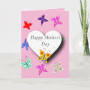 Search for butterfly mothers day cards Pink