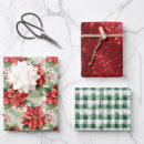 Search for christmas floral wrapping paper Botanical