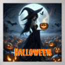 Recherche de jack o lantern halloween posters Sorcière