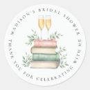 Search for stacks of books stickers Bridal shower