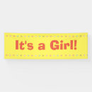 Search for baby announcement banners It's a girl