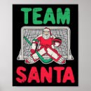 Search for santa hockey christmas decor Goalie