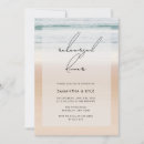 Search for ocean rehearsal dinner invitations Modern