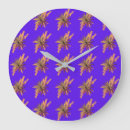 Recherche de fleurs colorées horloges Violet