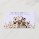 Recherche de chien pourpre cartes visite Animal de compagnie