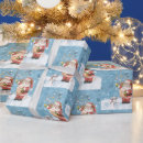 Search for naughty santa wrapping paper Snow