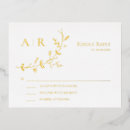 Search for gold foil rsvp cards Reply