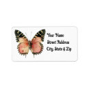 Search for butterflys return address labels Lovely