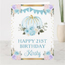 Search for pumpkin birthday cards Blue