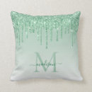 Search for mint green pillows modern