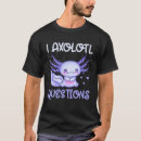 Search for i axolotl questions tshirts Lizard