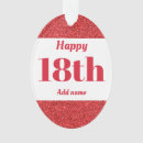 Search for 18th birthday ornaments Modern