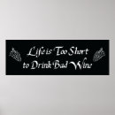 Recherche de la vie trop courte posters Vin
