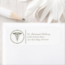 Search for caduceus return address labels Doctor