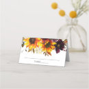 Search for sunflower place cards Rustic