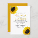 Search for sun flower wedding invitations Modern