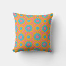 Search for turquoise and orange pillows Colourful