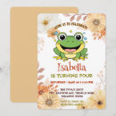 Search for wildlife birthday invitations Frog