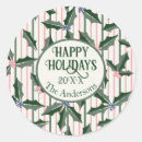 Search for green holly leaf stickers Traditional