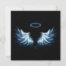 Search for angel vertical note cards Blue