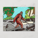 Recherche de sasquatch cartes postales Créature