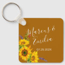 Search for sunflower wedding keychains Pretty