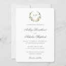 Search for watercolor crest wedding invitations For her