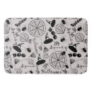 Search for halloween bath mats Black