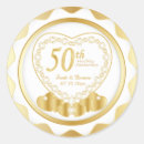 Search for golden anniversary wedding stickers Seals