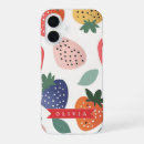 Search for strawberry pattern cases Monogrammed