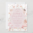 Search for enchanted garden fairy birthday invitations Butterfly