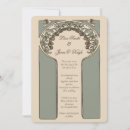 Recherche de mucha vintage invitations Gothique