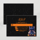 Search for halloween party rsvp cards Black cat