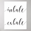 Search for inhale exhale posters Typography