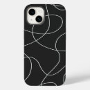 Search for black lines iphone cases Black and white