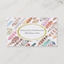 Recherche de motif bohème cartes visite Aquarelle