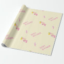 Search for pink baby shower wrapping paper Adorable