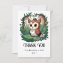 Search for owl thank you cards Colourful