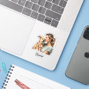 Search for waterproof stickers Dog mom