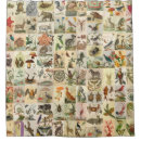 Search for vintage fish shower curtains Animals