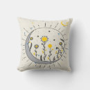 Recherche de soleil lune coussins Noir