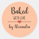 Recherche de coeur orange autocollants Typographie