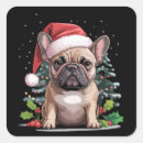 Search for french bulldog dog stickers Festive