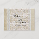 Search for burlap and lace place cards Bride