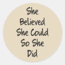 Search for she believed stickers Encouragement