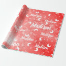 Search for christmas fairy wrapping paper Red